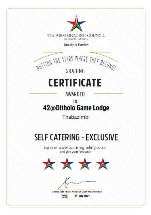 42@ Ditholo Game Lodge Thabazimbi Esterno foto